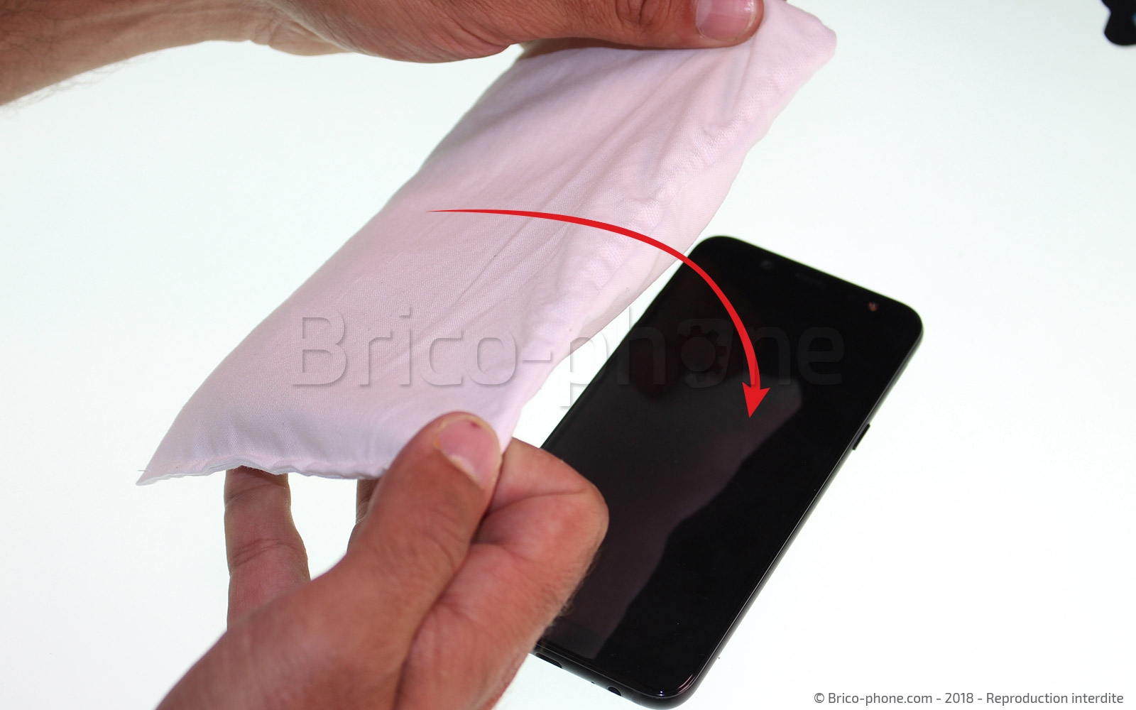 Changement de caméra avant sur Galaxy A6 2018 photo 3