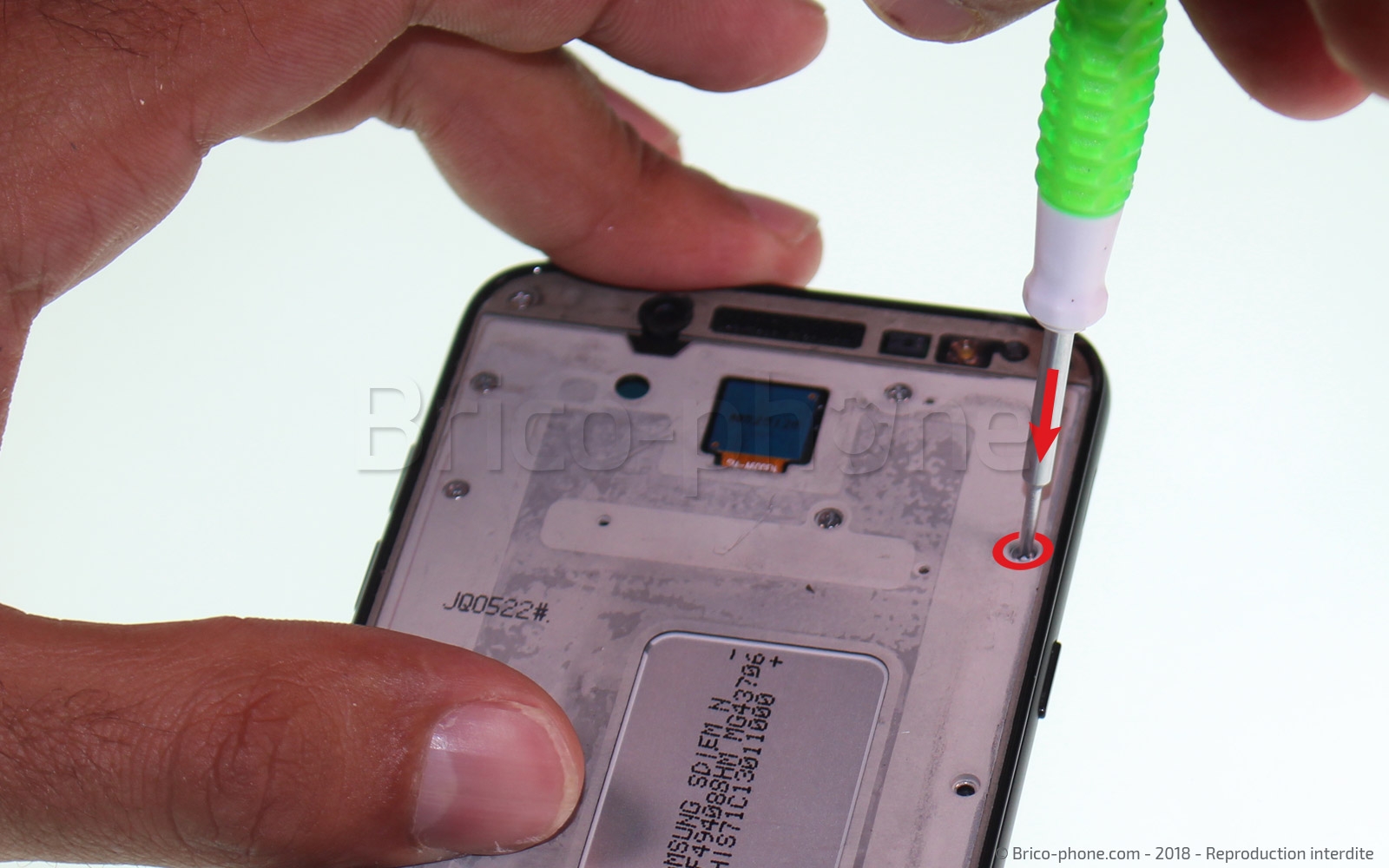 Changement de caméra avant sur Galaxy A6 2018 photo 2