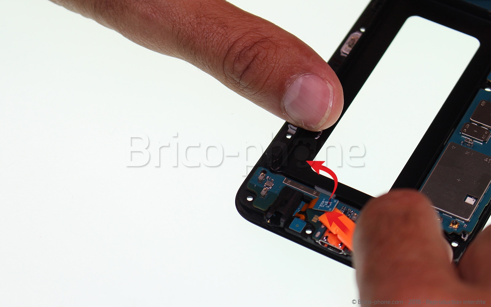 Changement de prise audio jack sur Galaxy A6 2018 photo 1