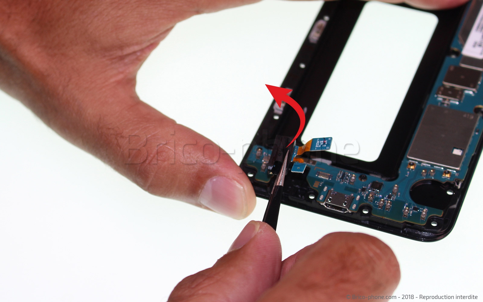 Changement de prise audio jack sur Galaxy A6 2018 photo 3