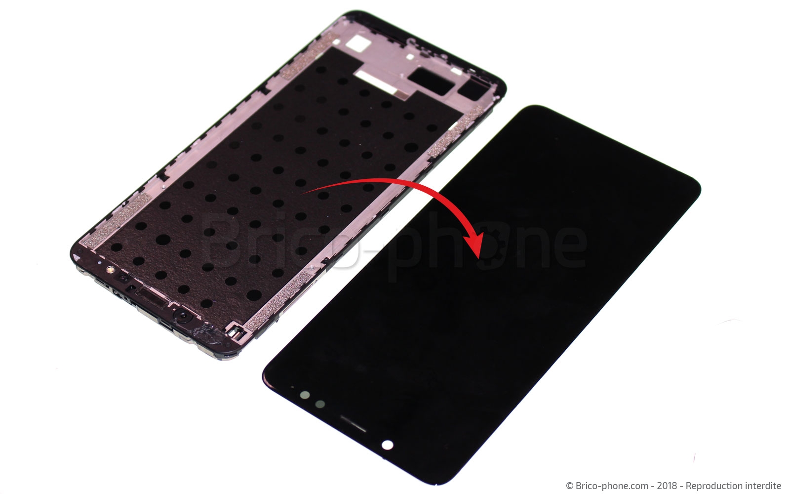 Changement d'écran (vitre+LCD) sur Redmi Note 5 photo 3