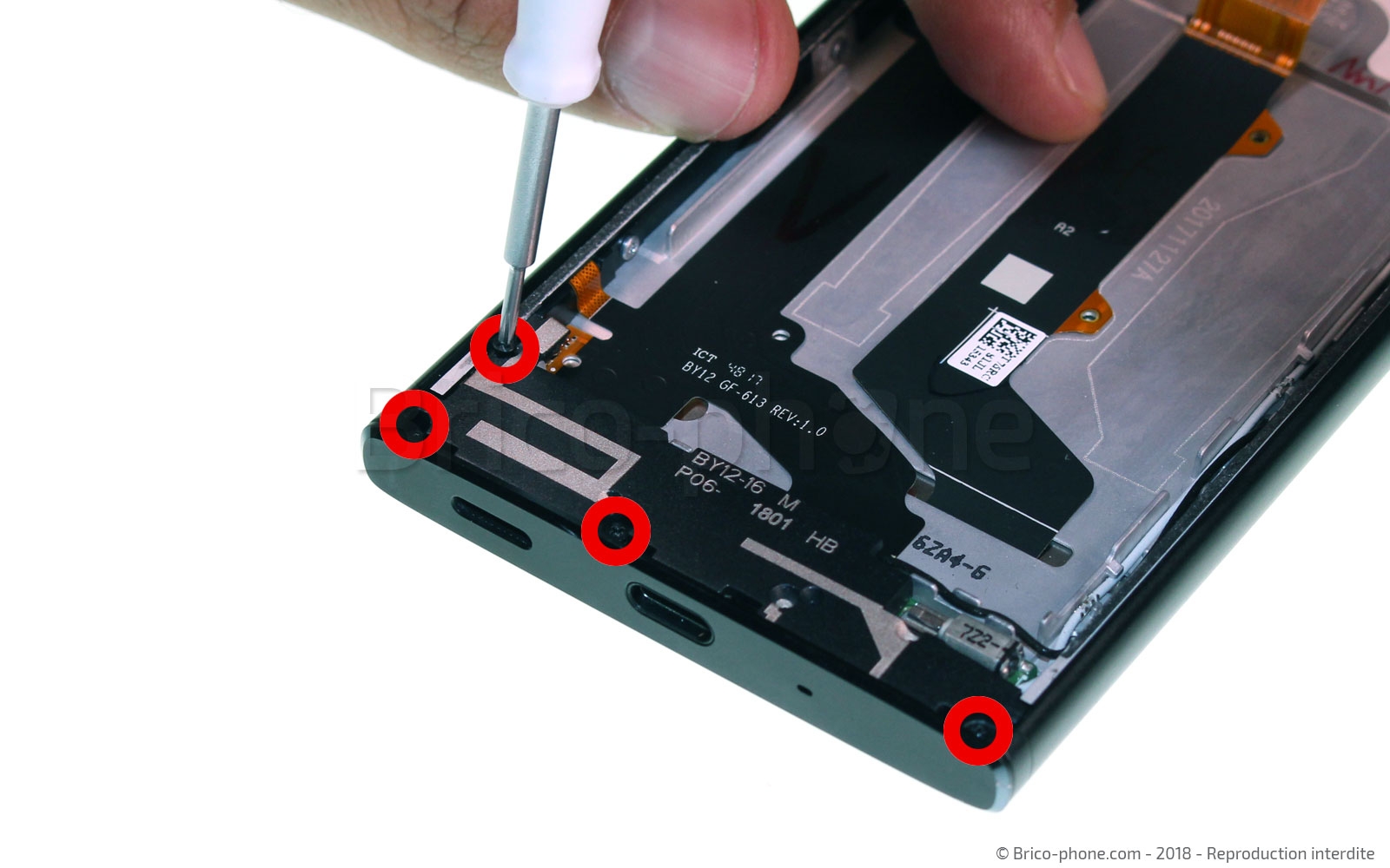 Changement d'écran (vitre+LCD) sur Xperia XA2 - XA2 Dual photo 1