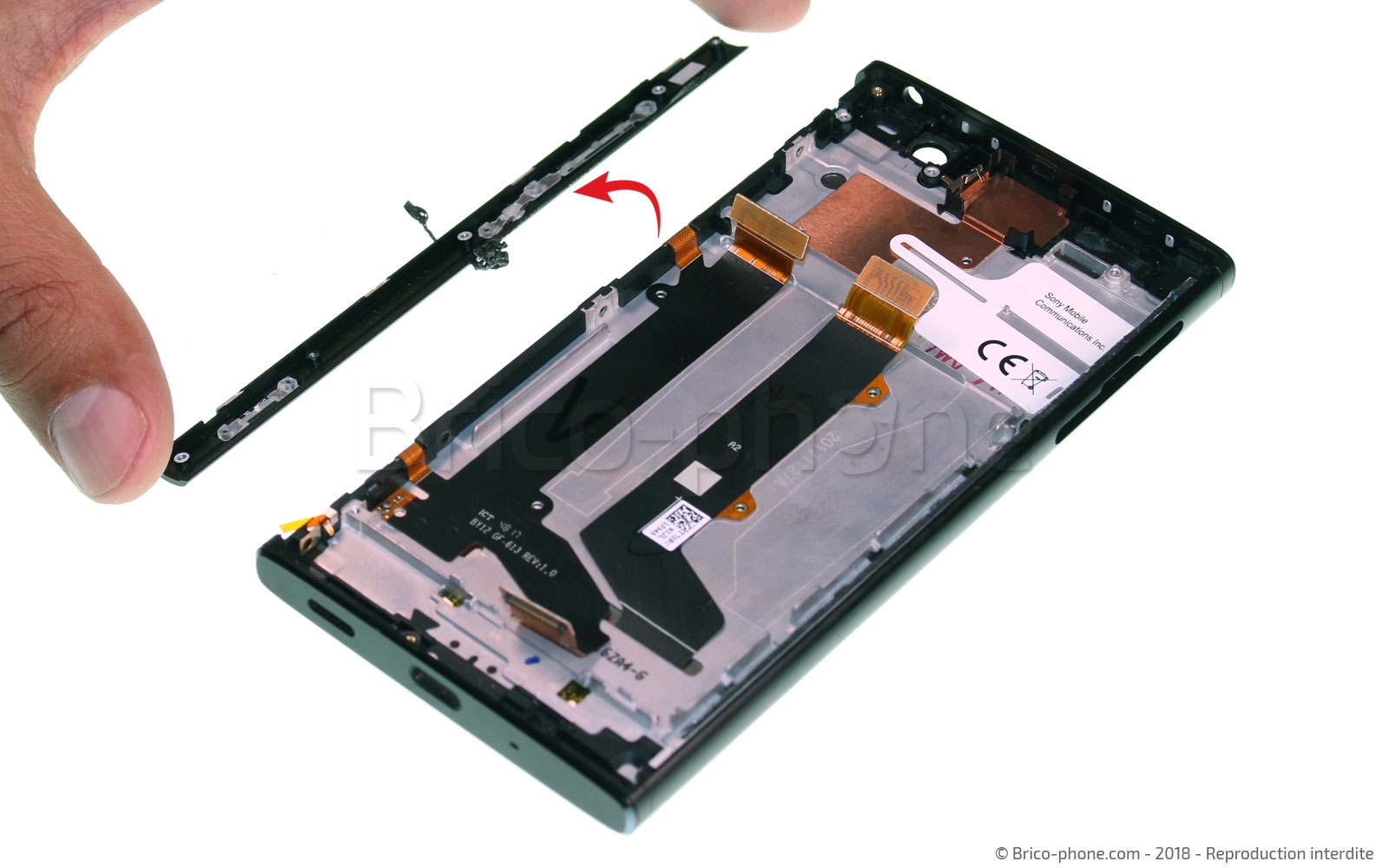 Changement d'écran (vitre+LCD) sur Xperia XA2 - XA2 Dual photo 4