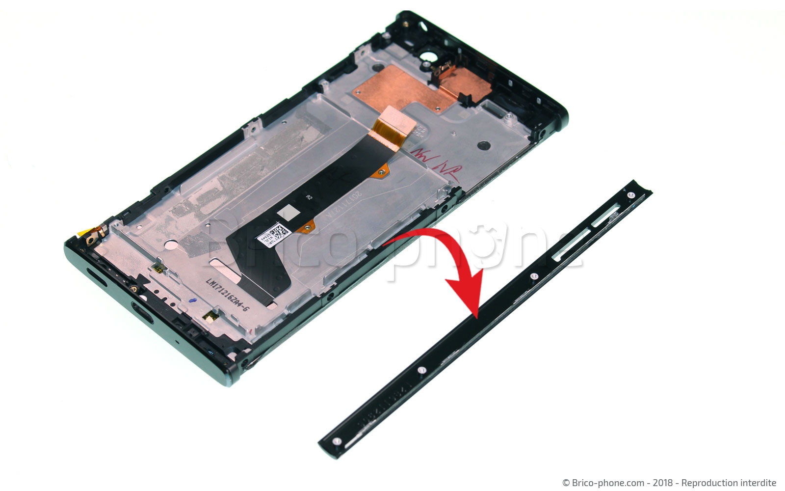 Changement d'écran (vitre+LCD) sur Xperia XA2 - XA2 Dual photo 4