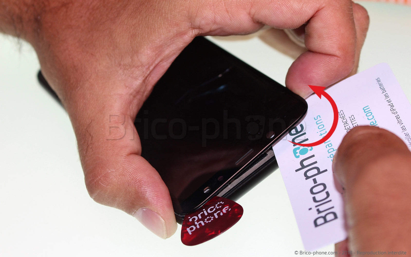 Changement du lecteur d'empreinte digitale sur Galaxy A6 2018 photo 3