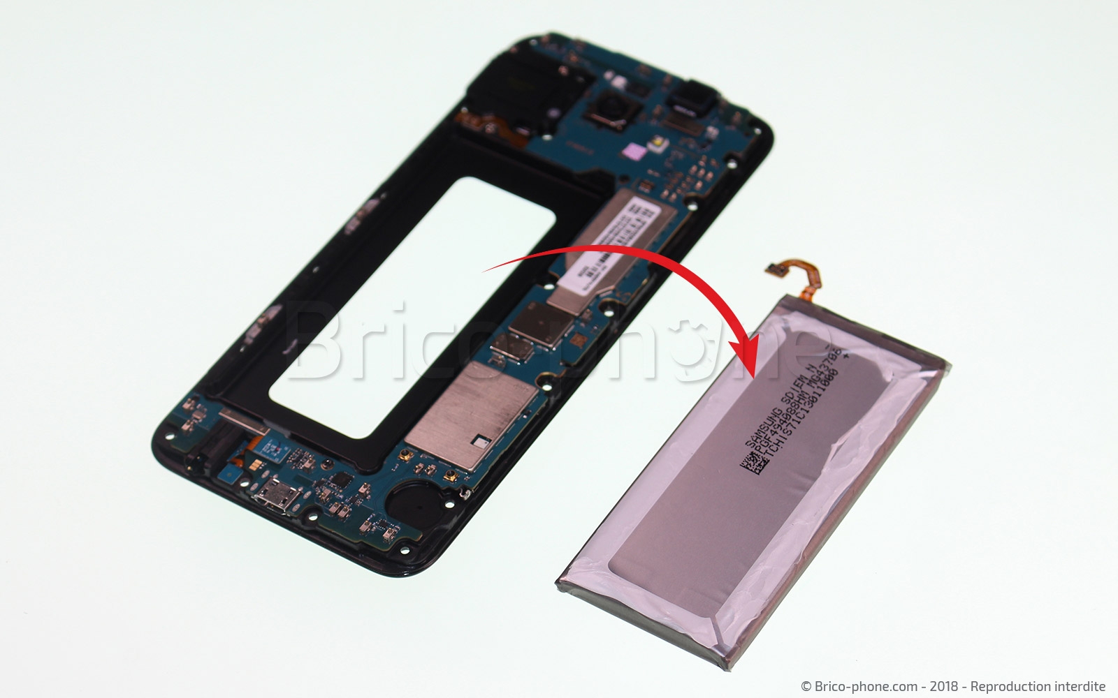 Changement de haut parleur externe sur Galaxy A6 2018 photo 4