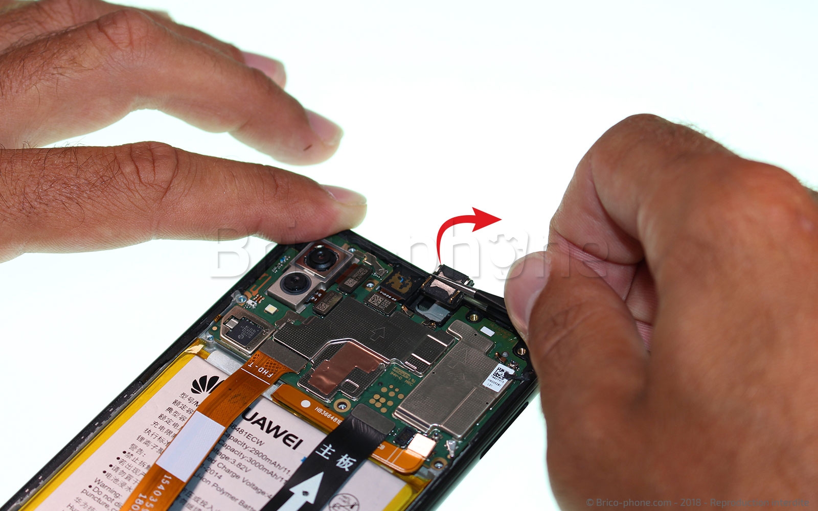 Changement du haut-parleur interne  sur P20 lite photo 2