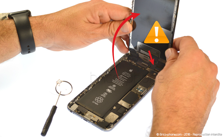 Changement de nappe caméra avant Facetime sur iPhone 6S Plus photo 1