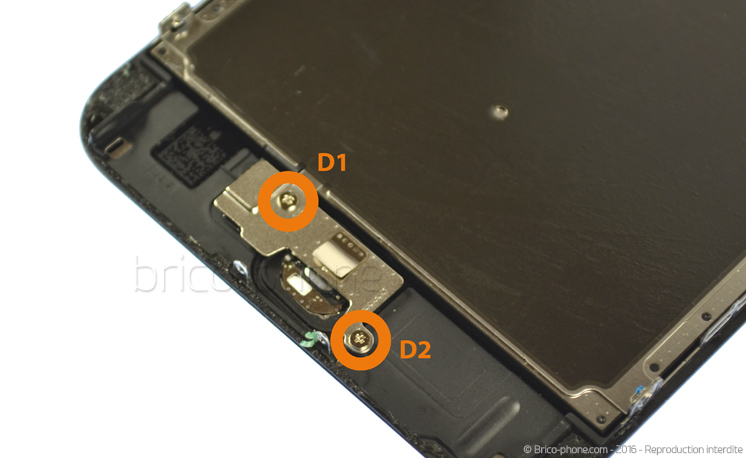 Changement de nappe caméra avant Facetime sur iPhone 6S Plus photo 1