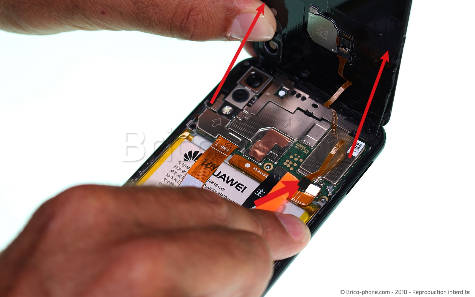 Changement de caméra avant  sur P20 lite photo 2