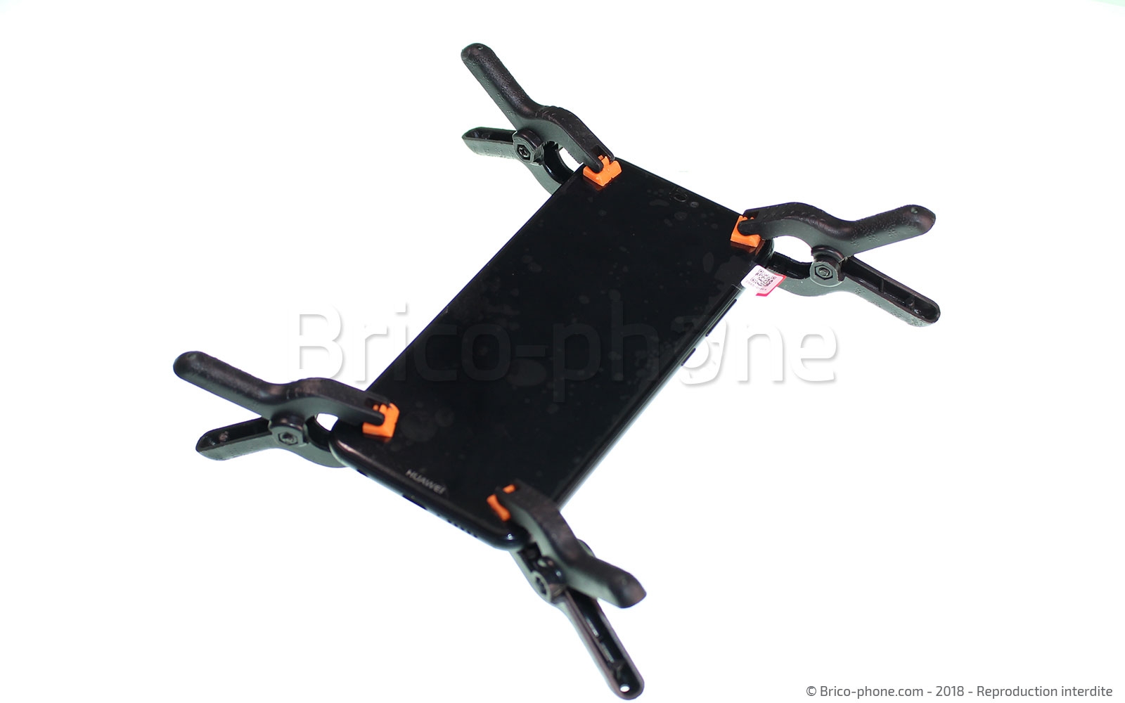 Changement d'écran (vitre+châssis+batterie) sur P20 lite photo 2