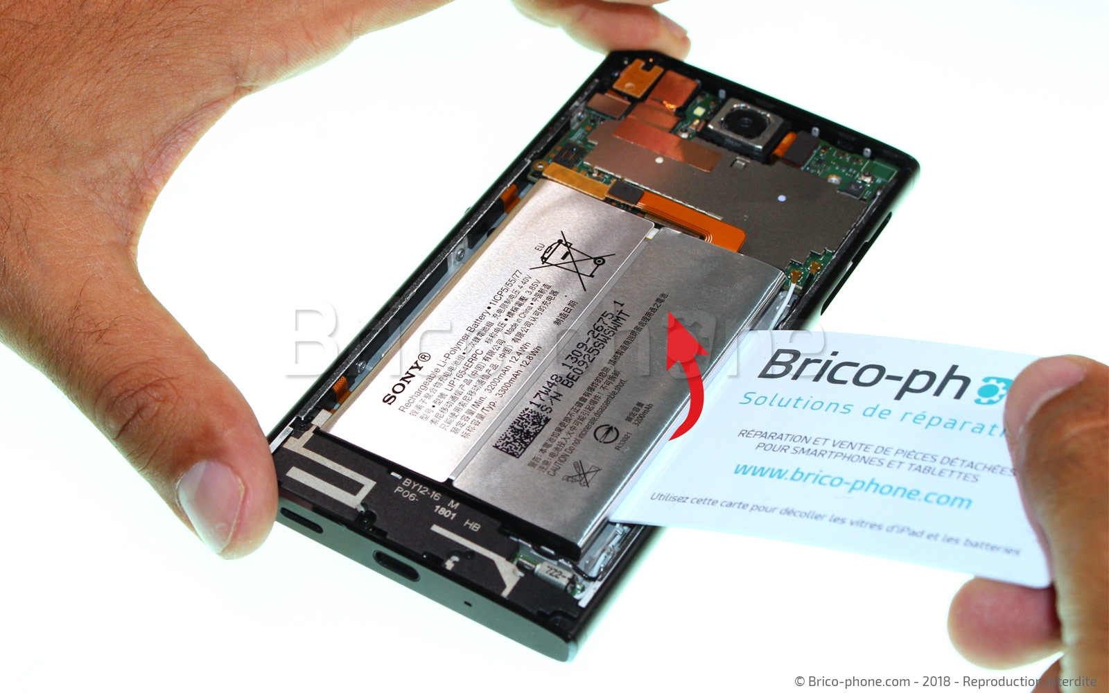 Changement de batterie sur Xperia XA2 - XA2 Dual photo 2