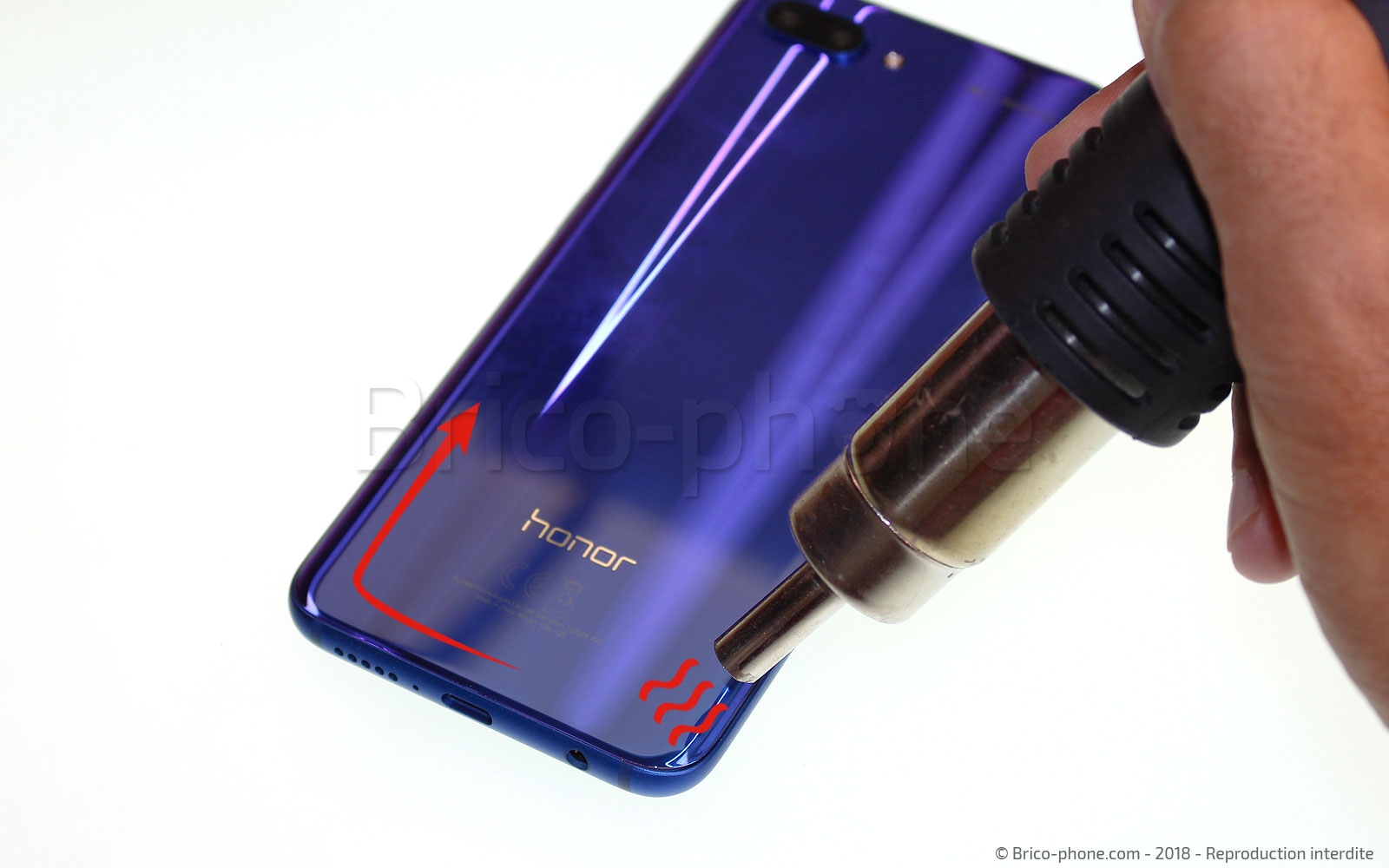 Changement d'écran (vitre+LCD) sur Honor 10 photo 1