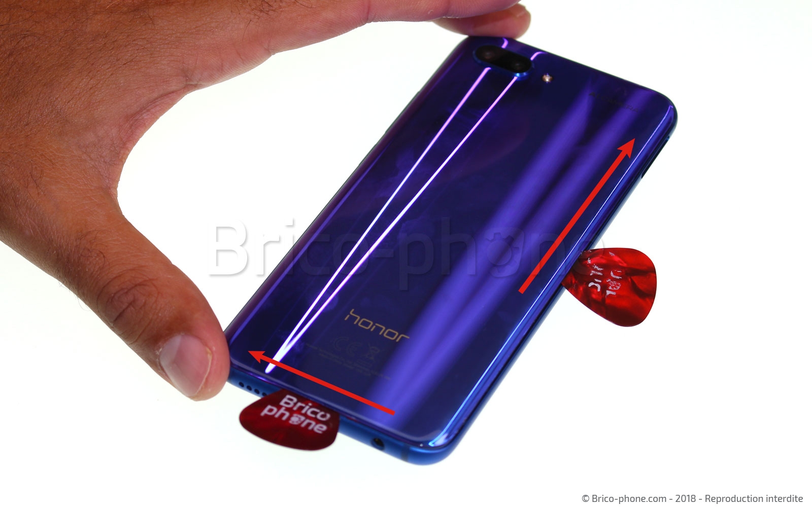 Changement d'écran (vitre+LCD) sur Honor 10 photo 1