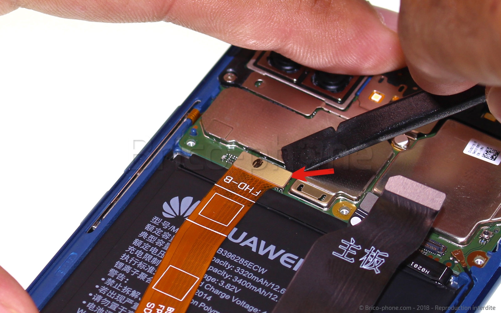 Changement d'écran (vitre+LCD) sur Honor 10 photo 3