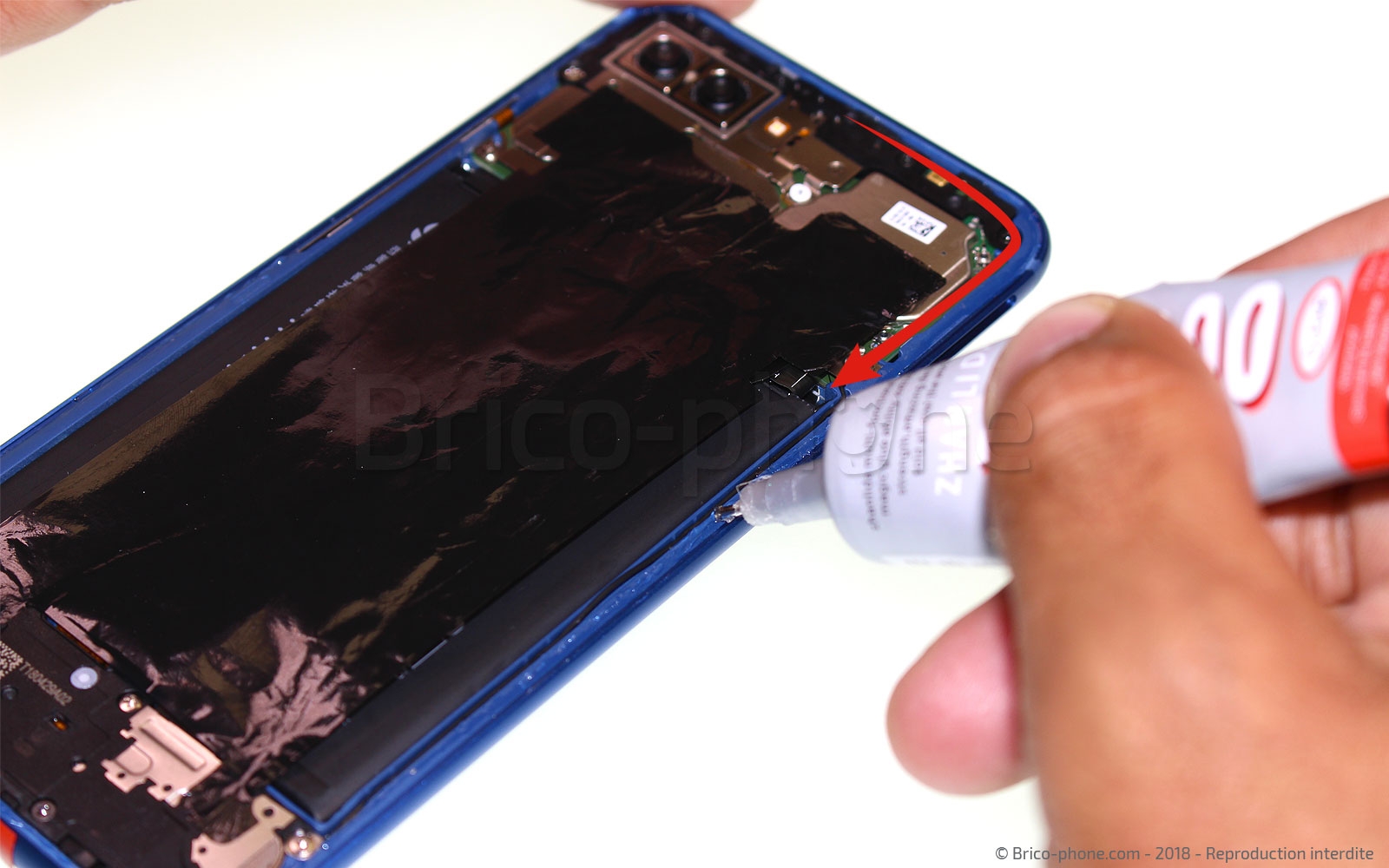 Changement d'écran (vitre+LCD) sur Honor 10 photo 3