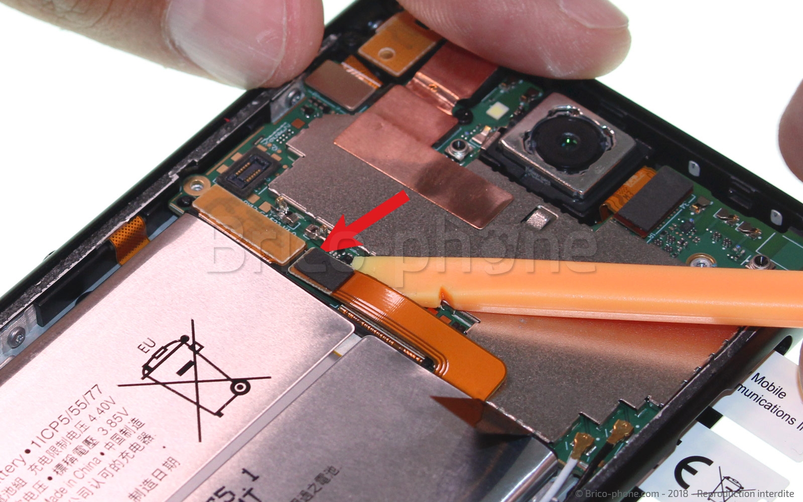 Changement du connecteur de charge sur Xperia XA2 - XA2 Dual photo 1