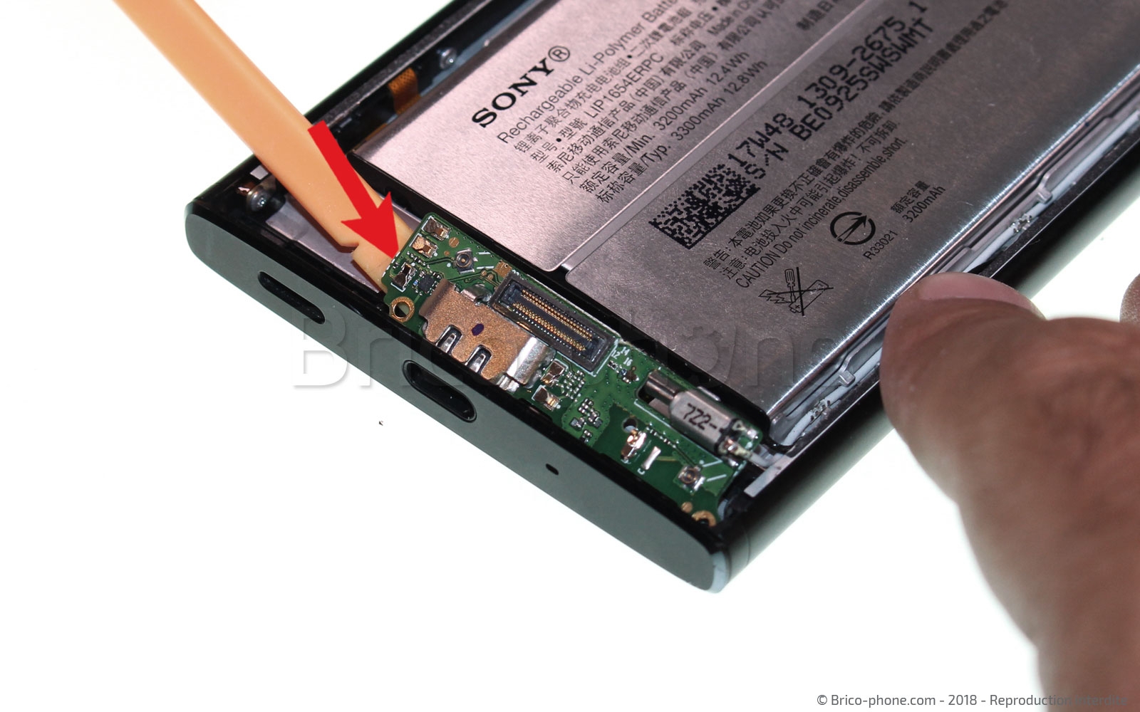 Changement du connecteur de charge sur Xperia XA2 - XA2 Dual photo 1