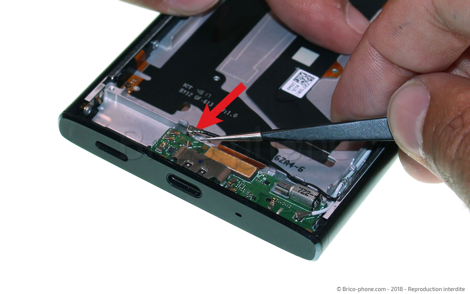 Changement du connecteur de charge sur Xperia XA2 - XA2 Dual photo 1