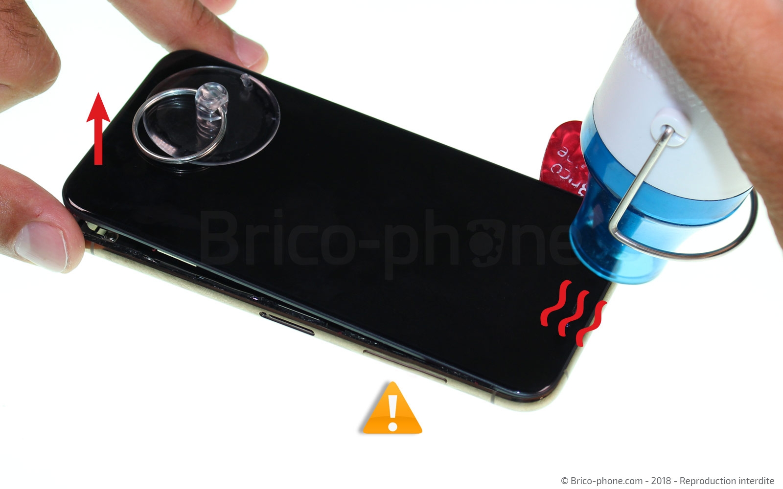 Changement d'écran (vitre+OLED) sans éléments prémontés sur iPhone XS photo 1