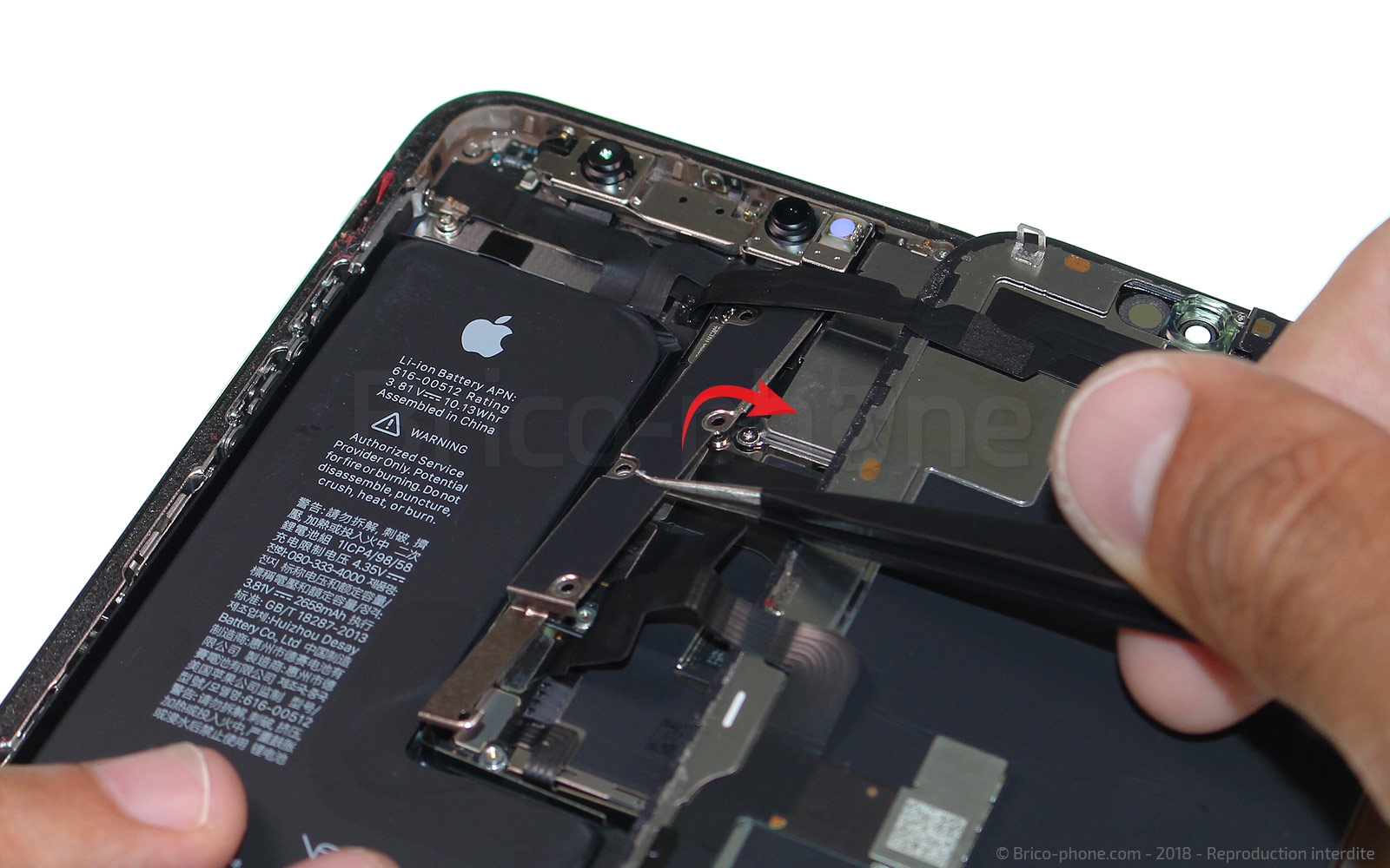 Changement d'écran (vitre+OLED) sans éléments prémontés sur iPhone XS photo 1