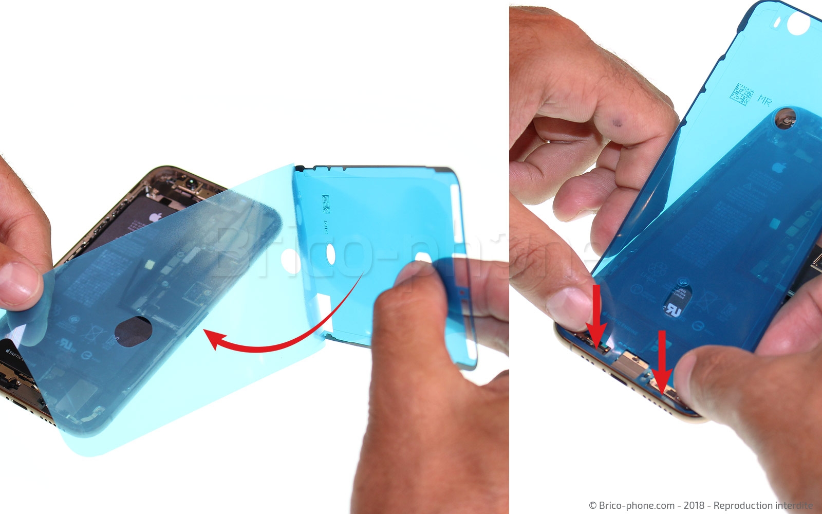 Changement d'écran (vitre+OLED) sans éléments prémontés sur iPhone XS photo 1