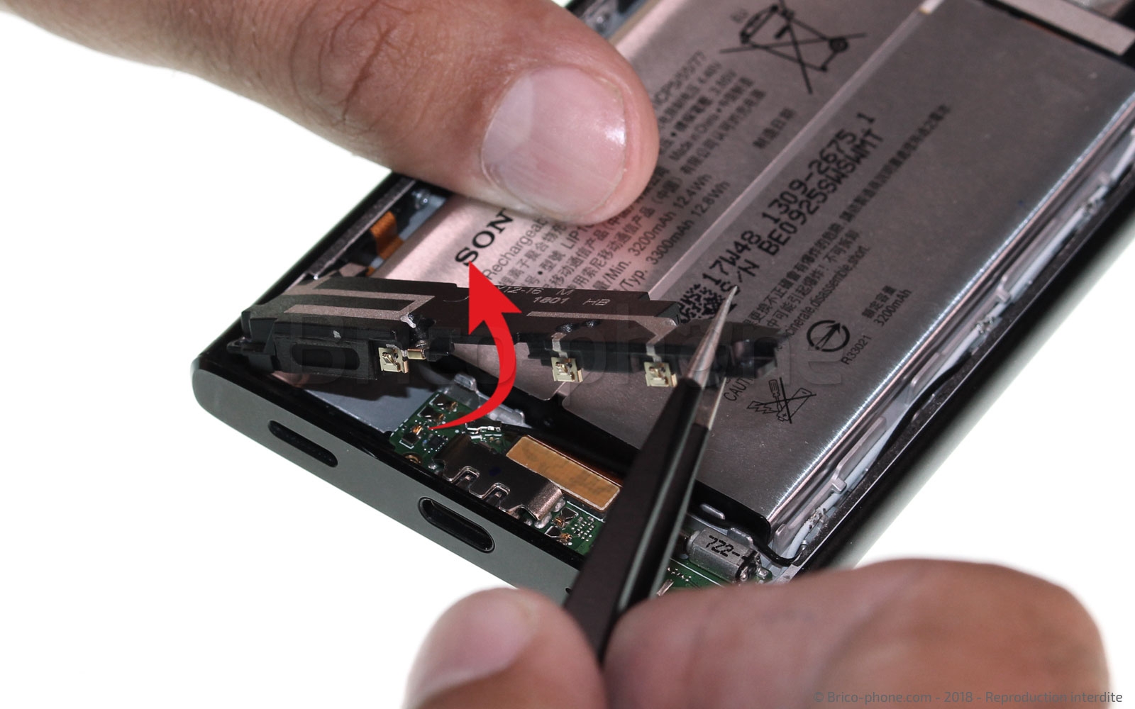 Changement du haut-parleur externe sur Xperia XA2 - XA2 Dual photo 3