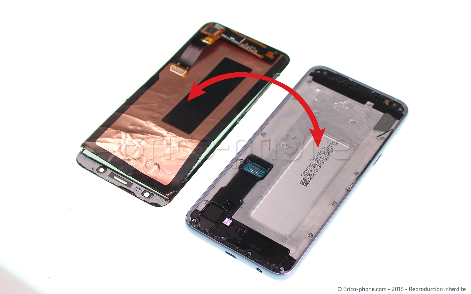 Démontage complet sur Galaxy J6 photo 4