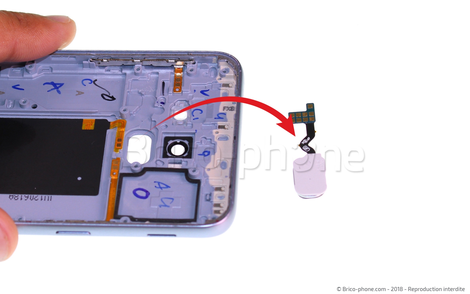 Démontage complet sur Galaxy J6 photo 4