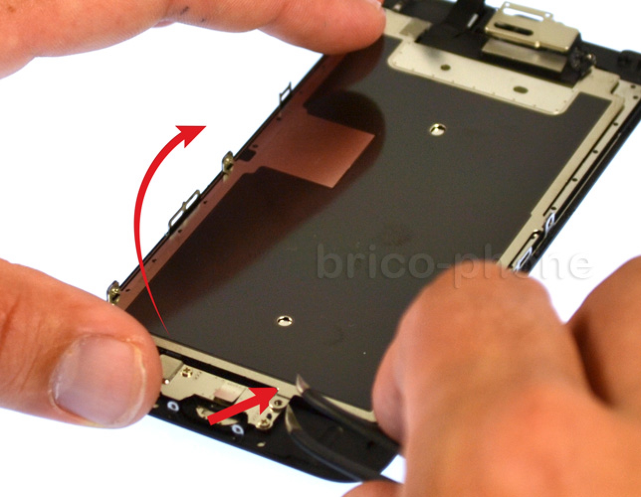 Changement d'écran complet pré-monté (châssis+vitre+LCD) sur iPhone 6S photo 2