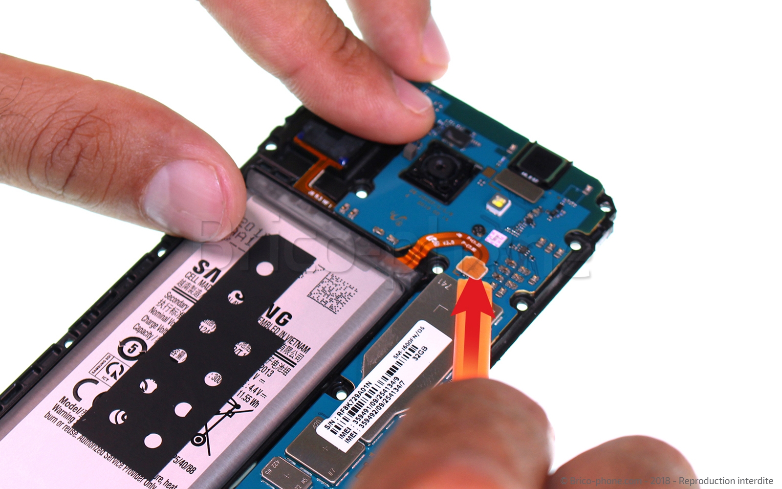 Changement du haut-parleur interne sur Galaxy J6 photo 1