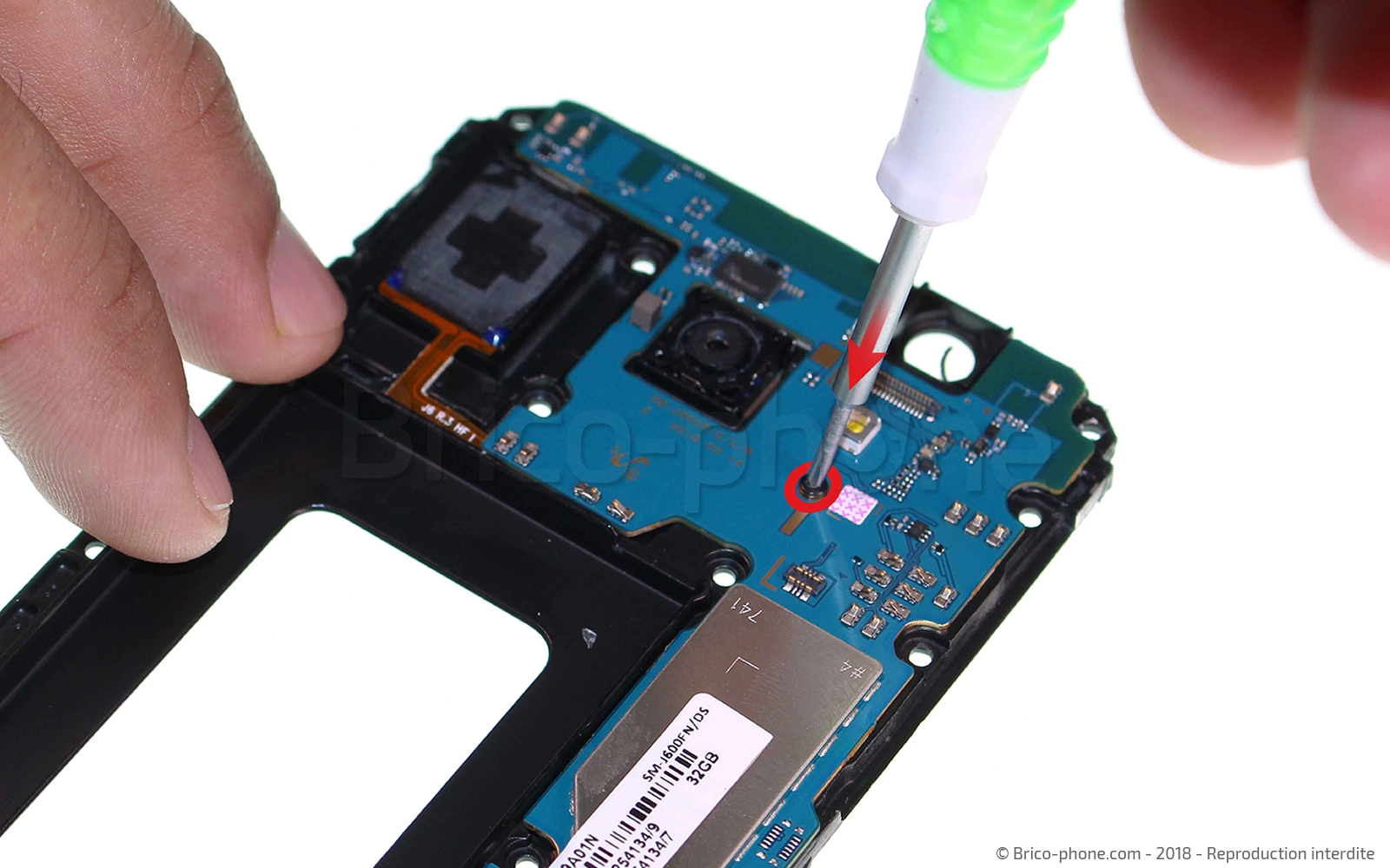 Changement du haut-parleur interne sur Galaxy J6 photo 2