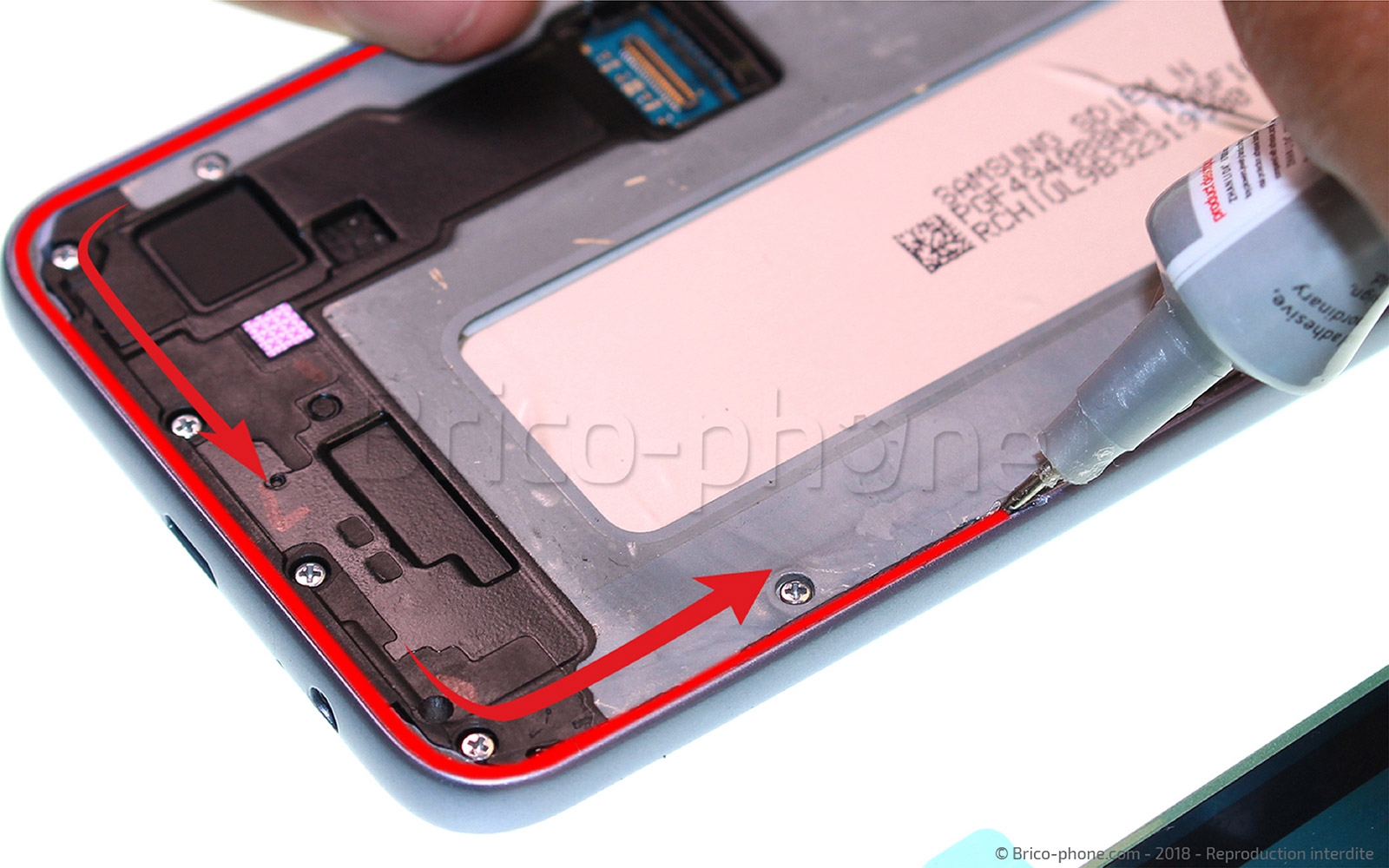 Changement du haut-parleur interne sur Galaxy J6 photo 1