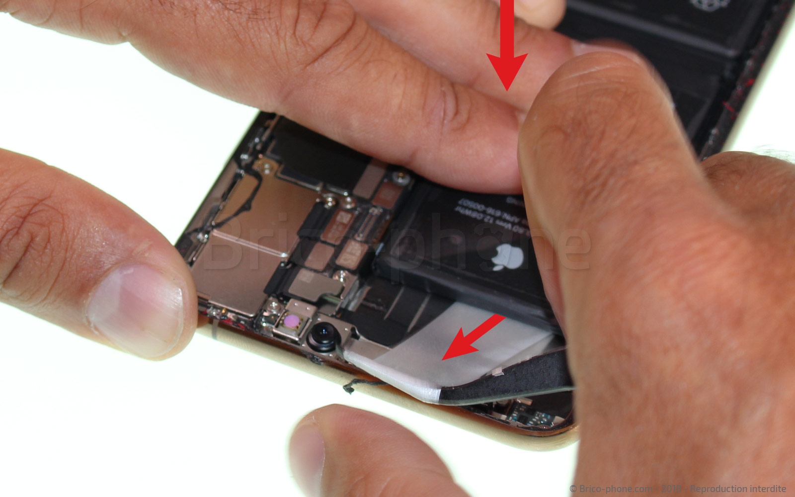 Changement de batterie sur iPhone XS Max photo 3