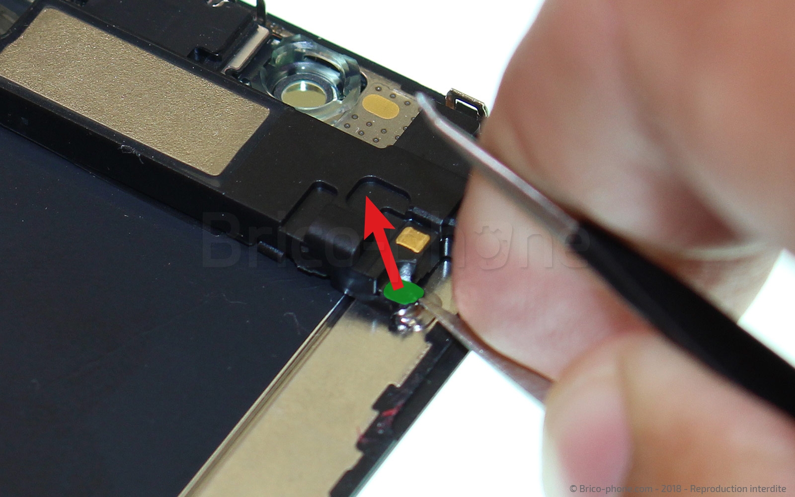 Changement du haut-parleur interne sur iPhone XS photo 3