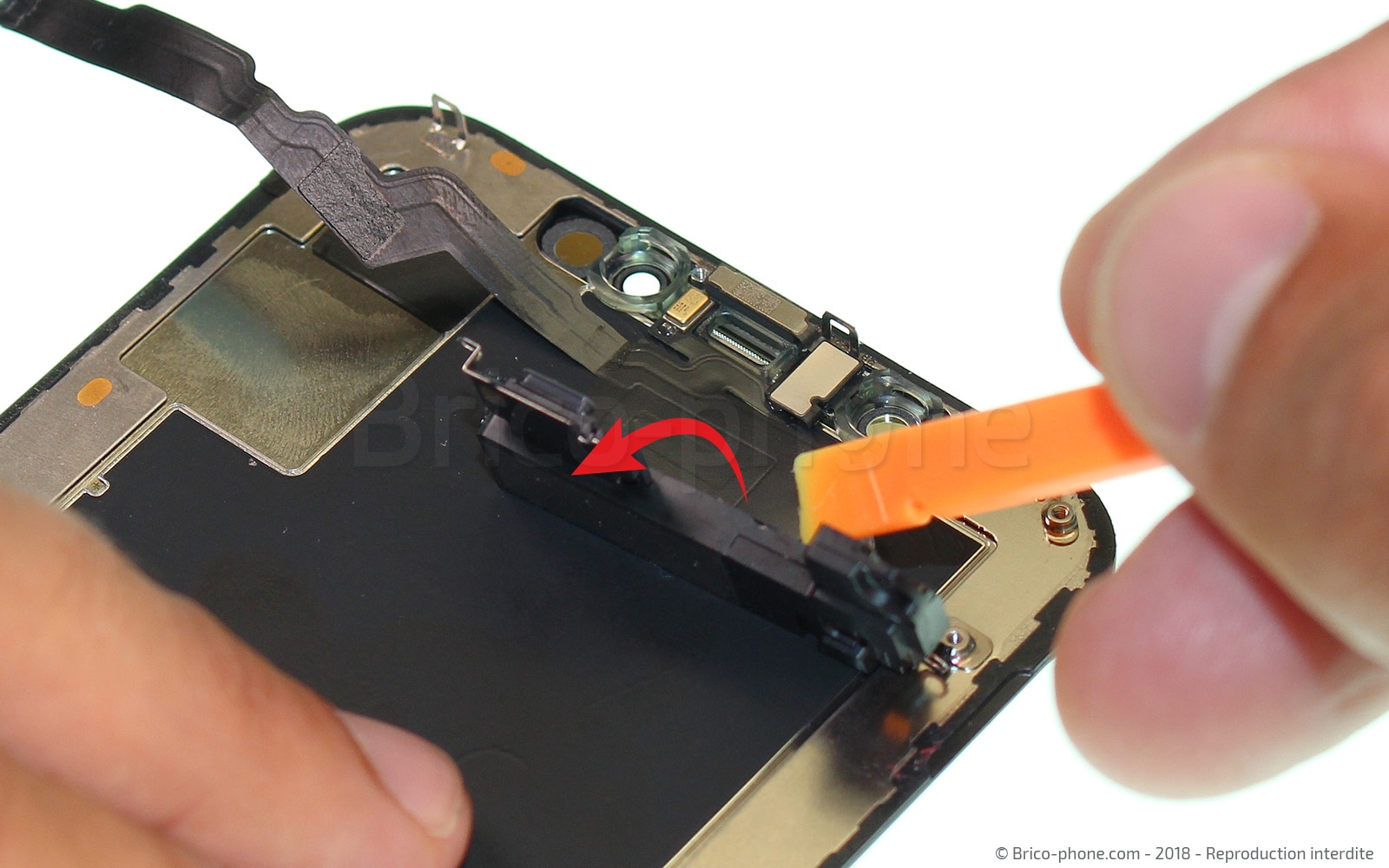 Changement du haut-parleur interne sur iPhone XS photo 1