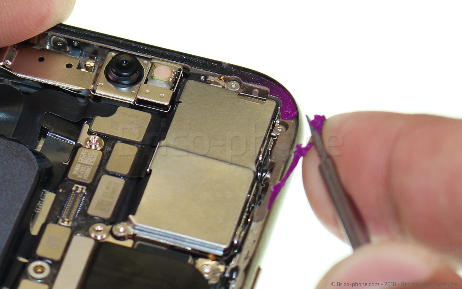 Changement du haut-parleur interne sur iPhone XS photo 2