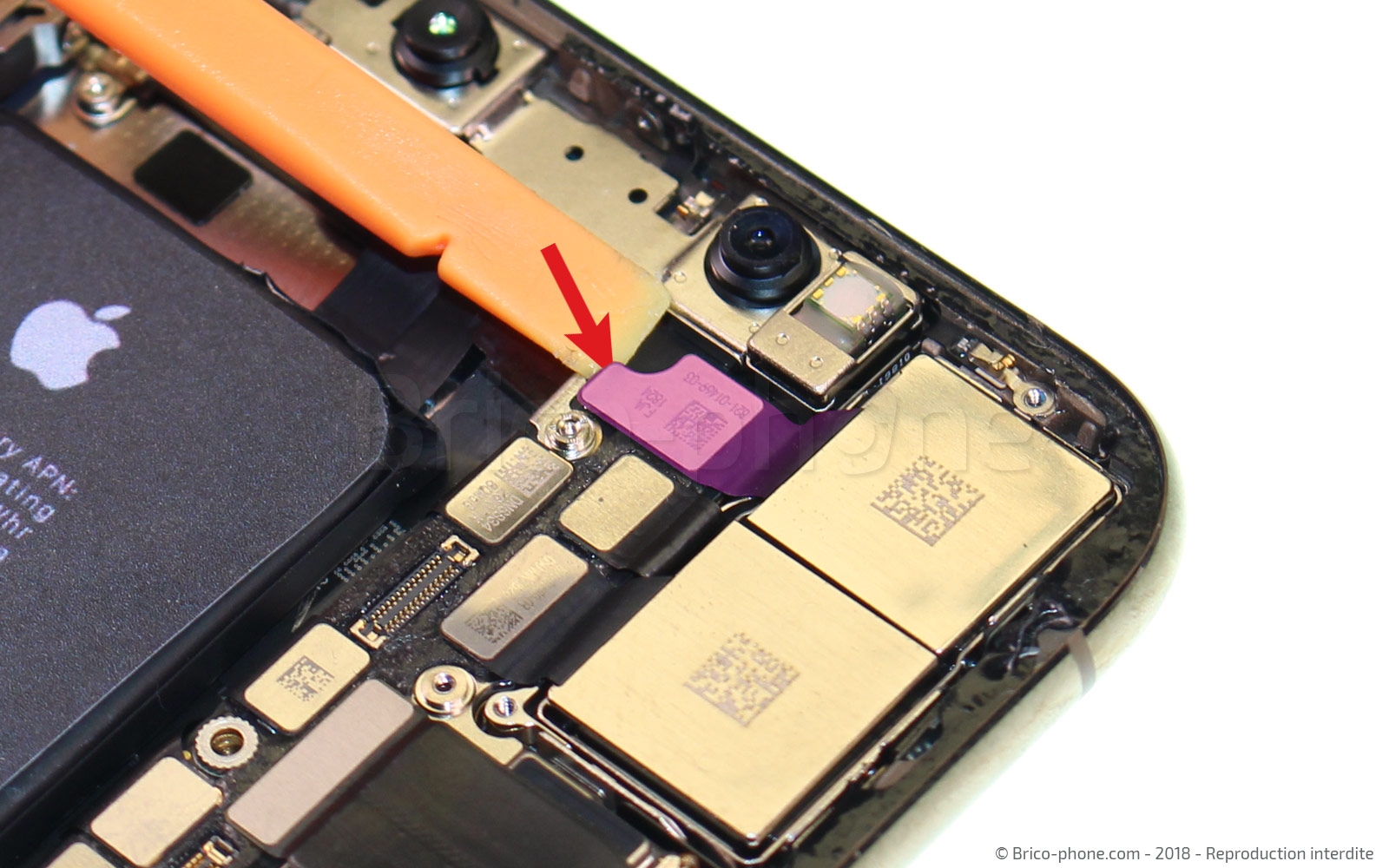 Changement de double caméra arrière sur iPhone XS photo 1