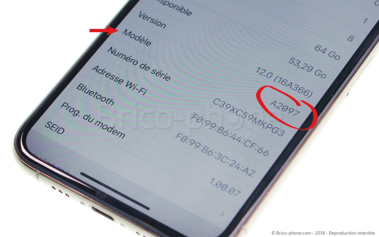 Changement du connecteur de charge sur iPhone XS photo 1