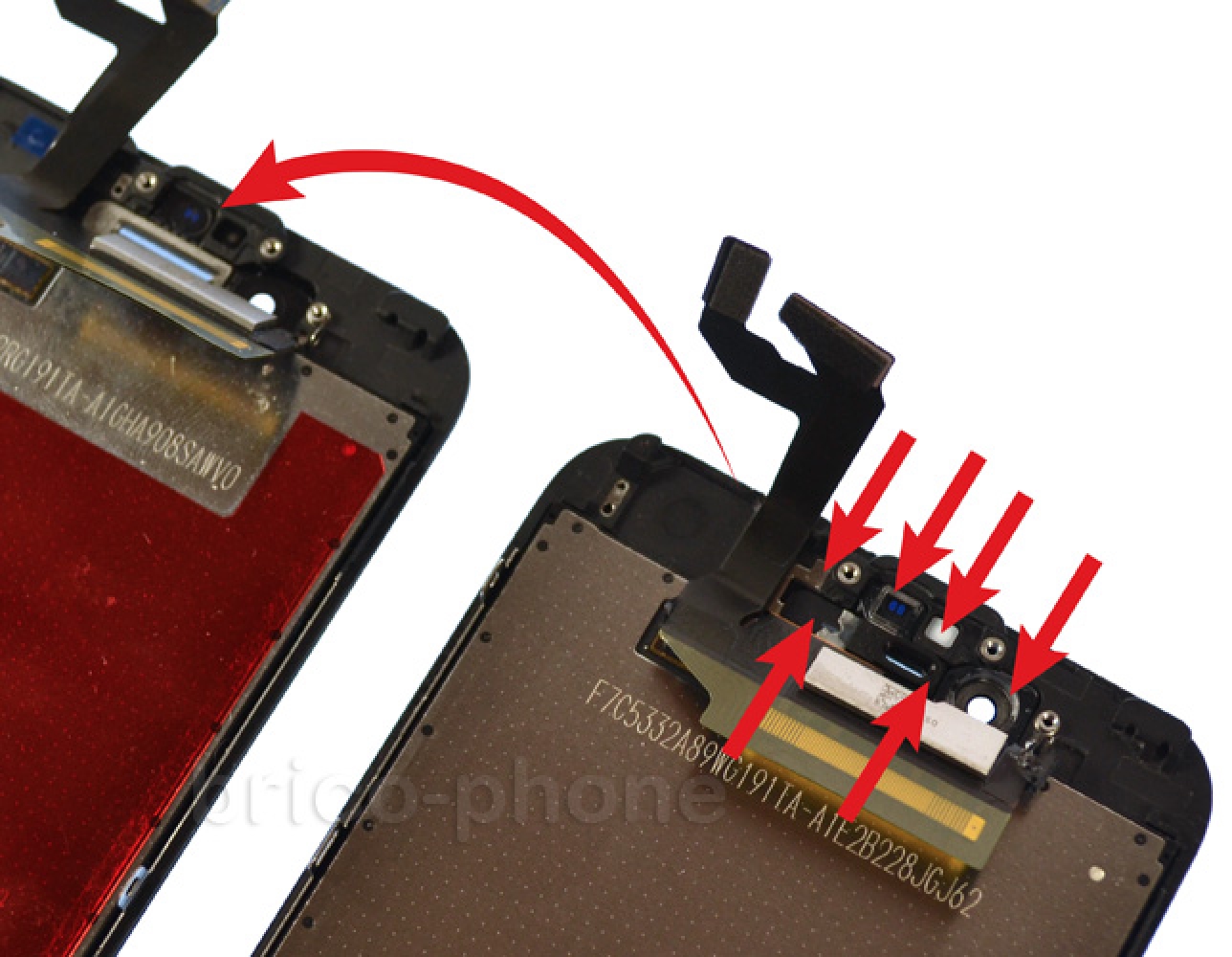 Changement d'écran (vitre+LCD) sans éléments prémontés sur iPhone 6S photo 1