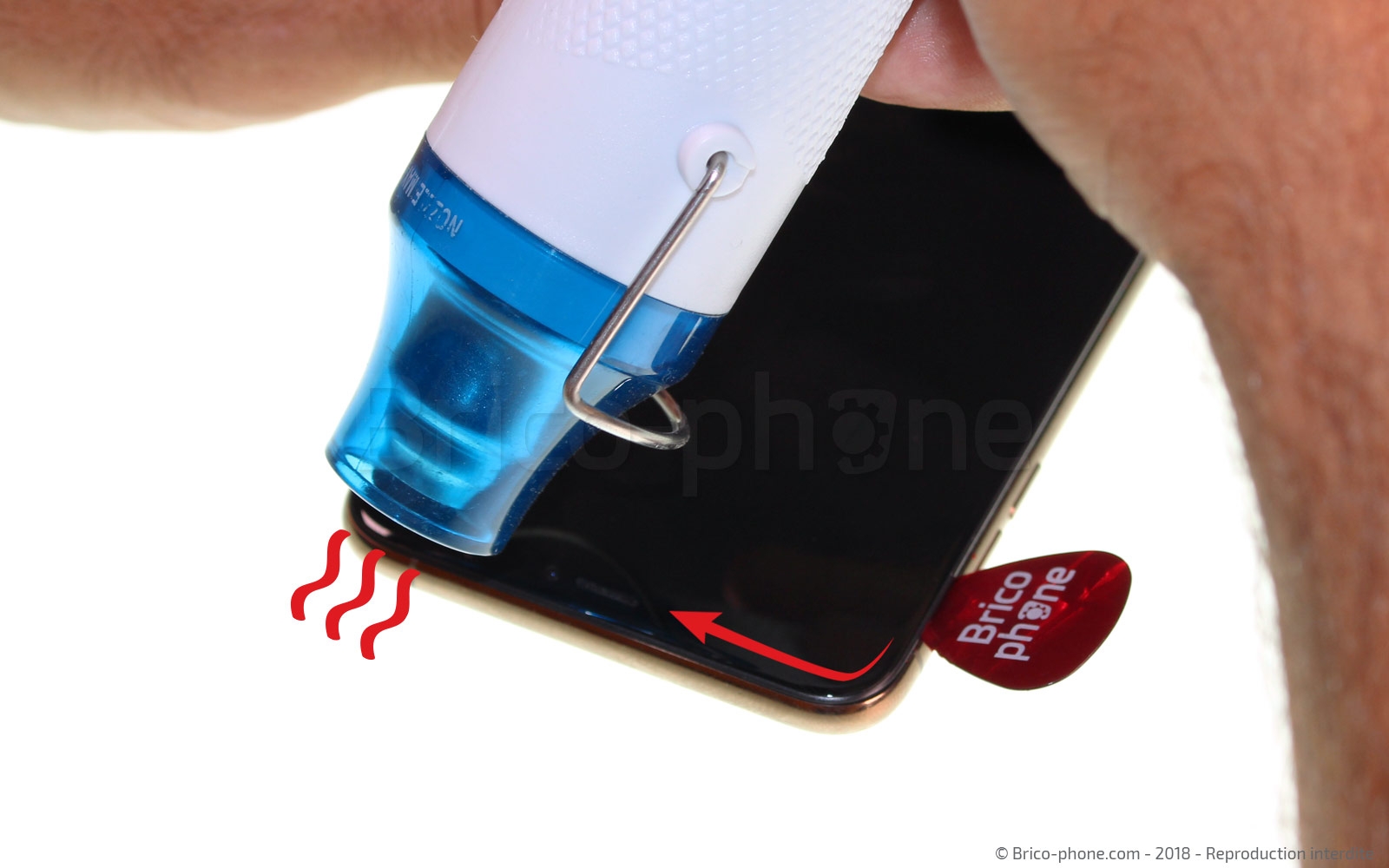 Changement du haut-parleur externe sur iPhone XS Max photo 4