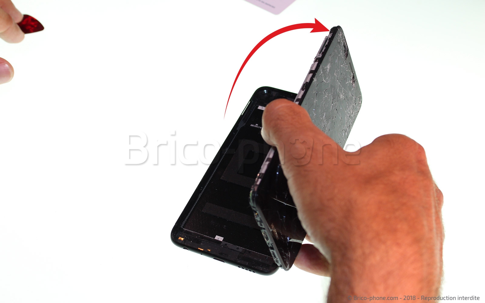 Changement d'écran (vitre+LCD) sur P Smart 2018 photo 3