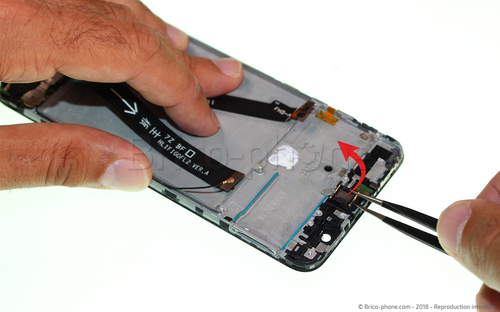 Changement d'écran (vitre+LCD) sur P Smart 2018 photo 1