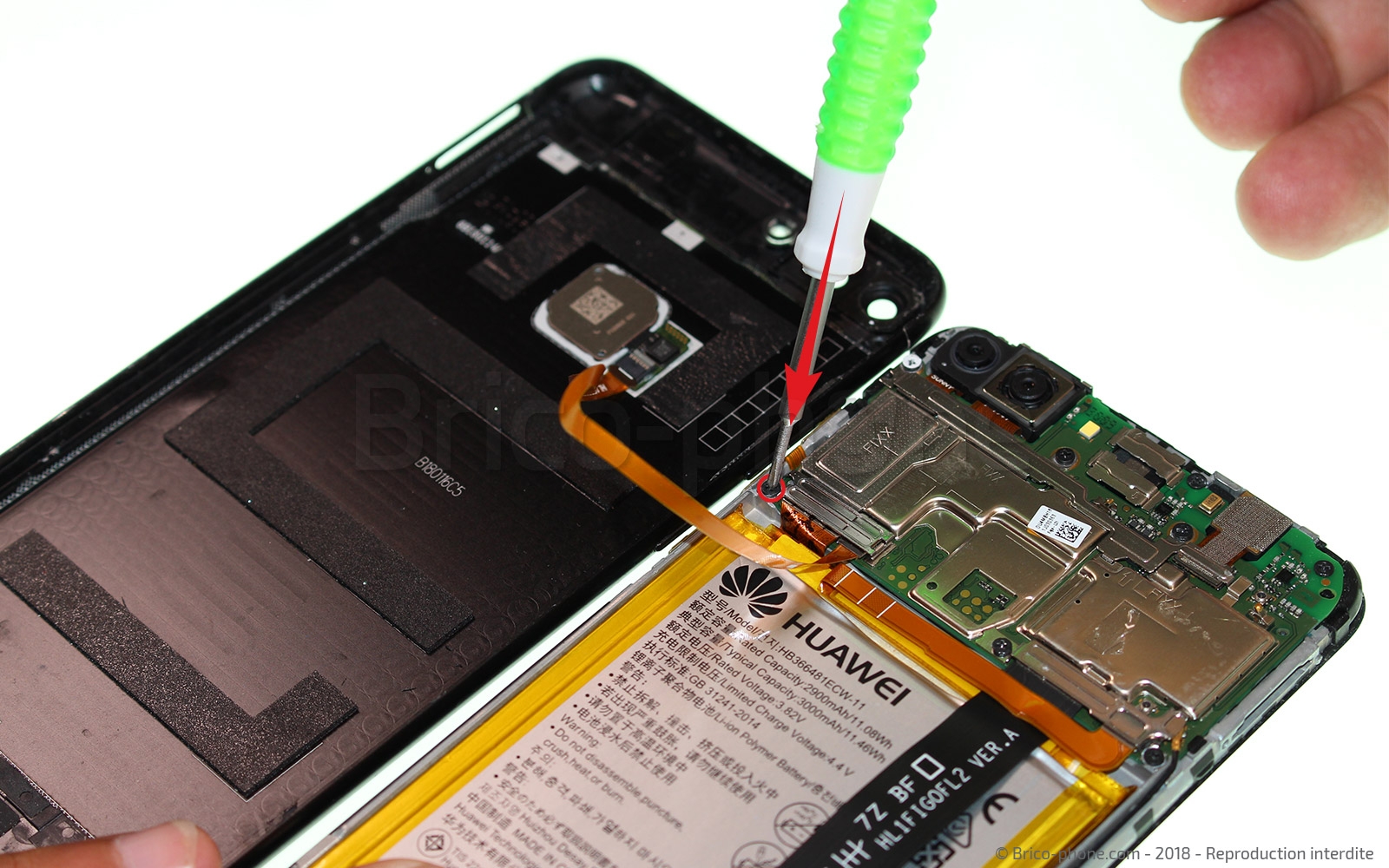 Changement de batterie sur P Smart 2018 photo 1