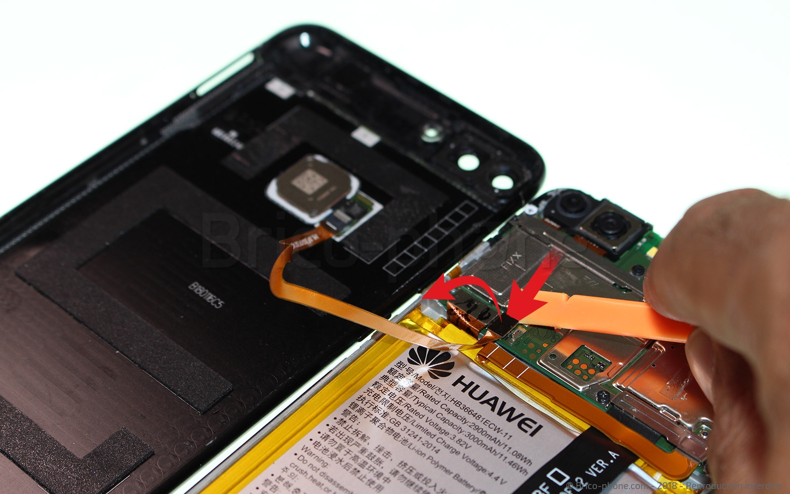 Changement de batterie sur P Smart 2018 photo 4