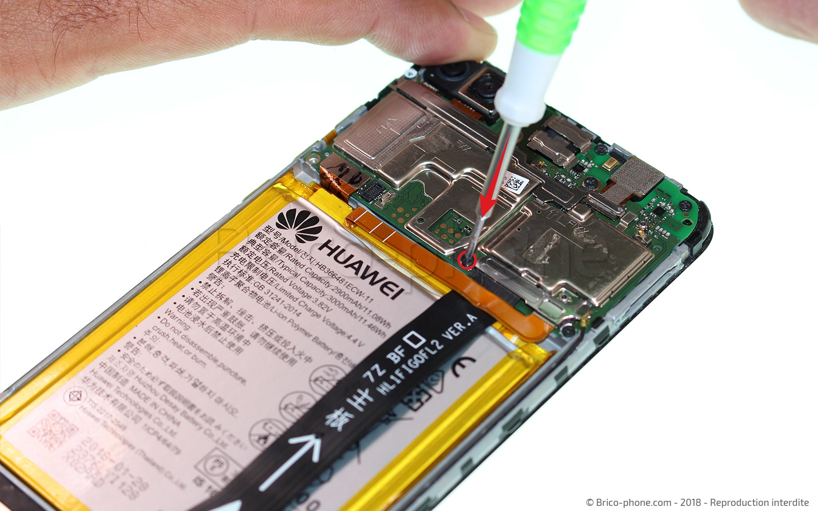 Changement de batterie sur P Smart 2018 photo 1