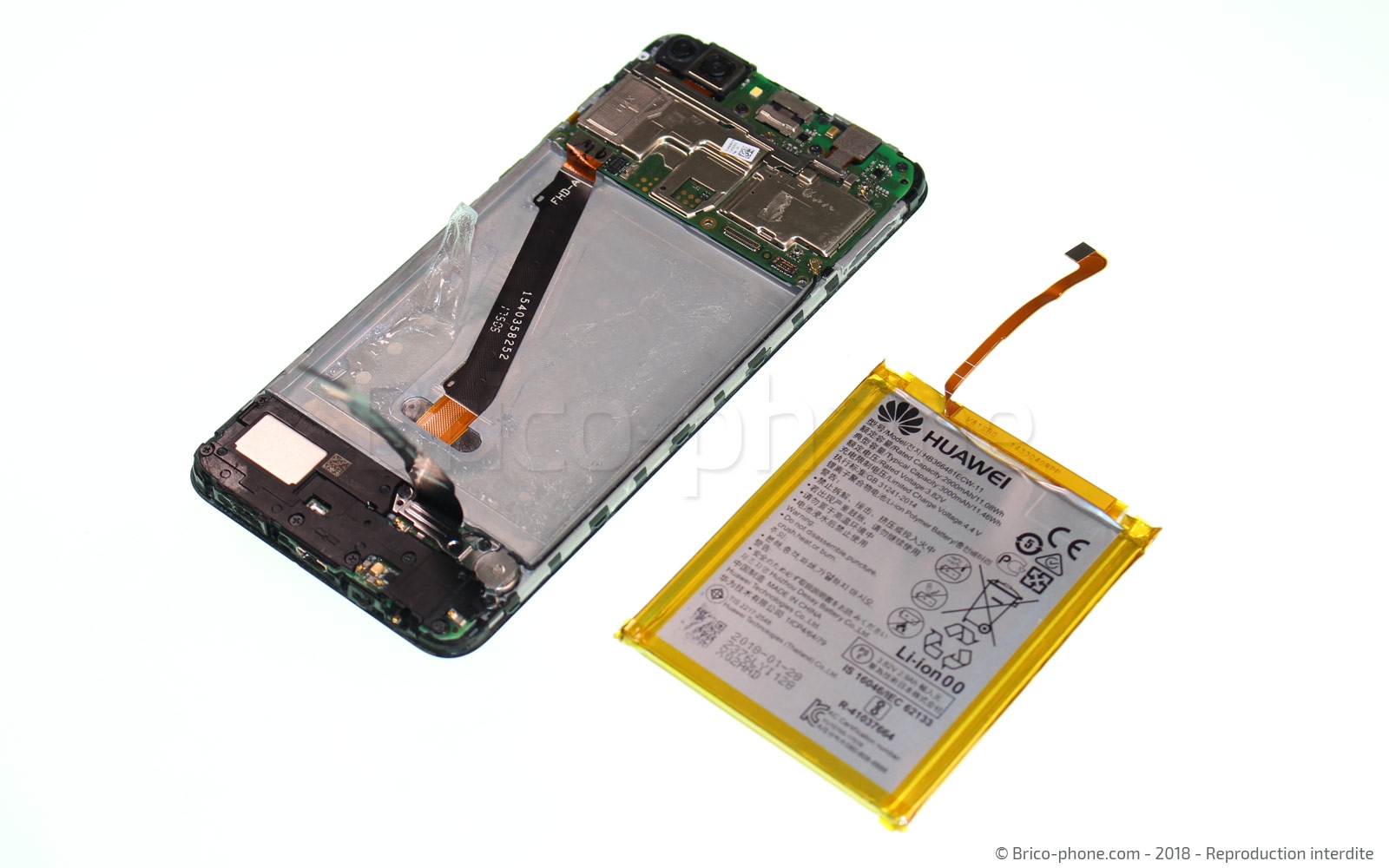 Changement de batterie sur P Smart 2018 photo 4