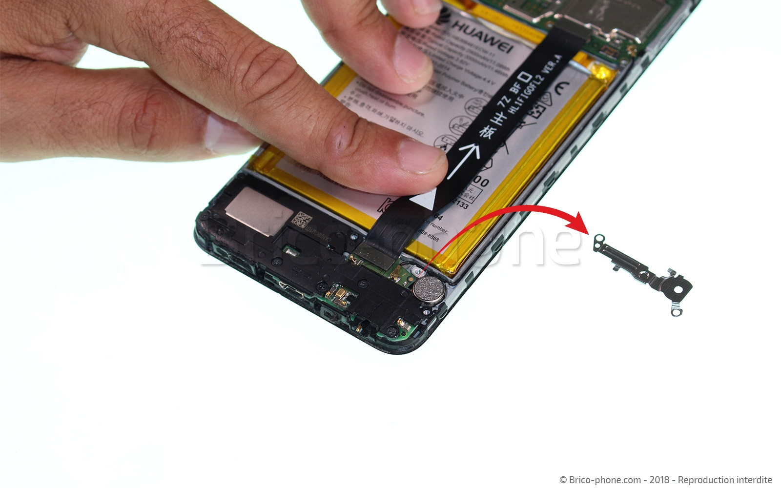 Changement du connecteur de charge sur P Smart 2018 photo 3