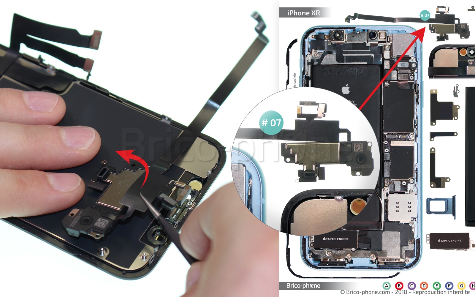Changement de l'écran (vitre + LCD + Plaquette) sur iPhone XR photo 1
