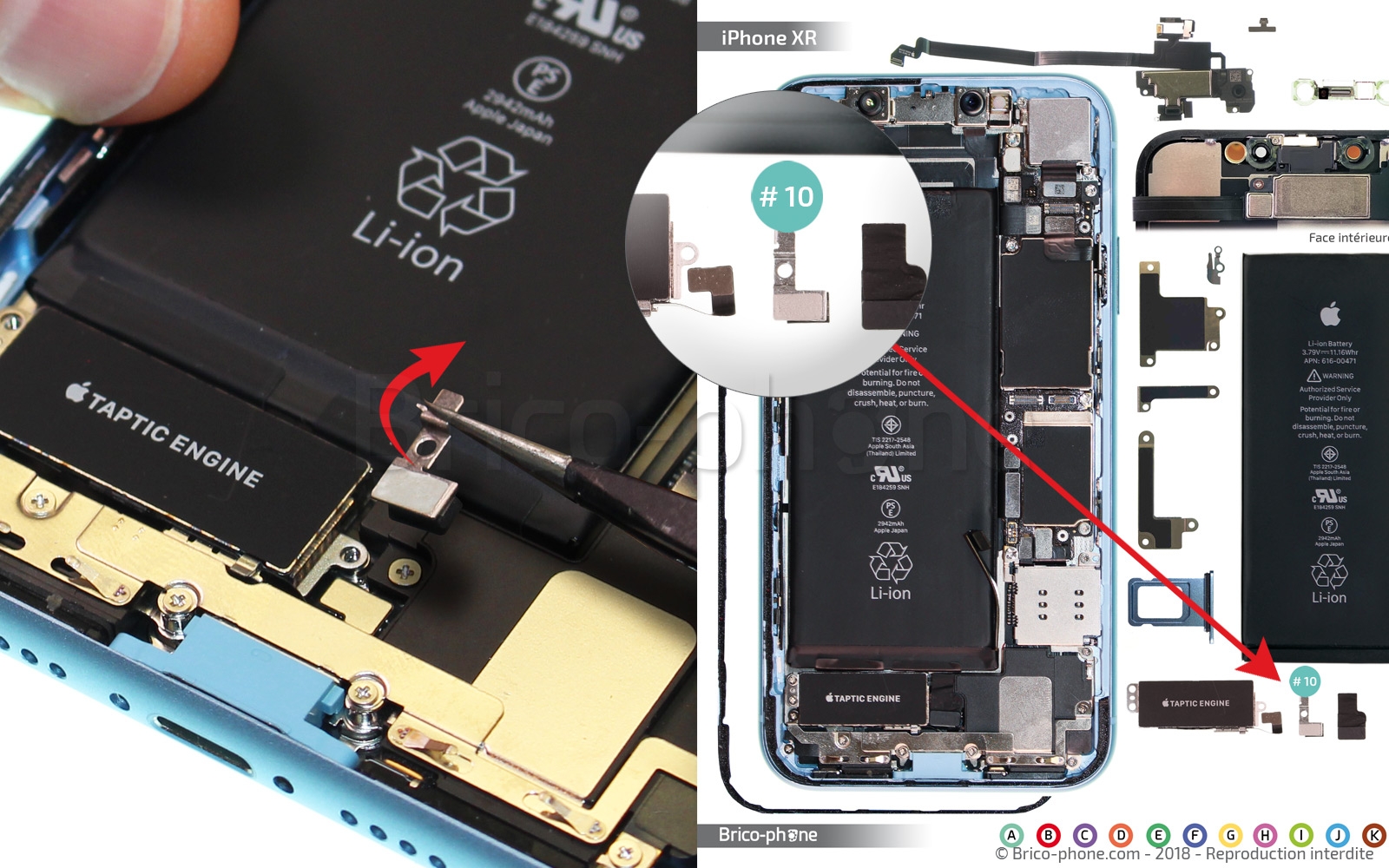 Changement du vibreur Taptic Engine sur iPhone XR photo 1